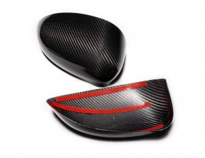 FIAT 500 Mirror Covers - Carbon Fiber - Caps  